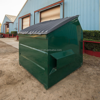 Gestion des déchets Benne à benne à chargement frontal et à chargement arrière avec roues