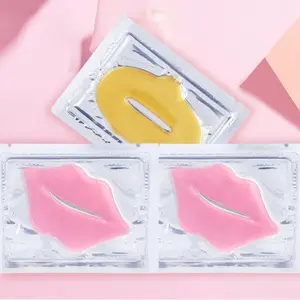 Groothandel Biologische Collageen Hydraterende 24K Gouden Lip Masker Voor Meisje