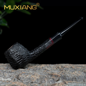 Muxiang Tobacco Pipe Straight Type Briar Wood Handmade Smoking Pipe With 3mm Filter Core For Men - Product Image 2
