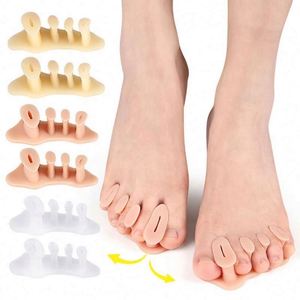 Correcteur d'orteils en silicone, portable et confortable, pour orteils arqués, soin des pieds, outil de réglage des hallux valgus - Product Image 1