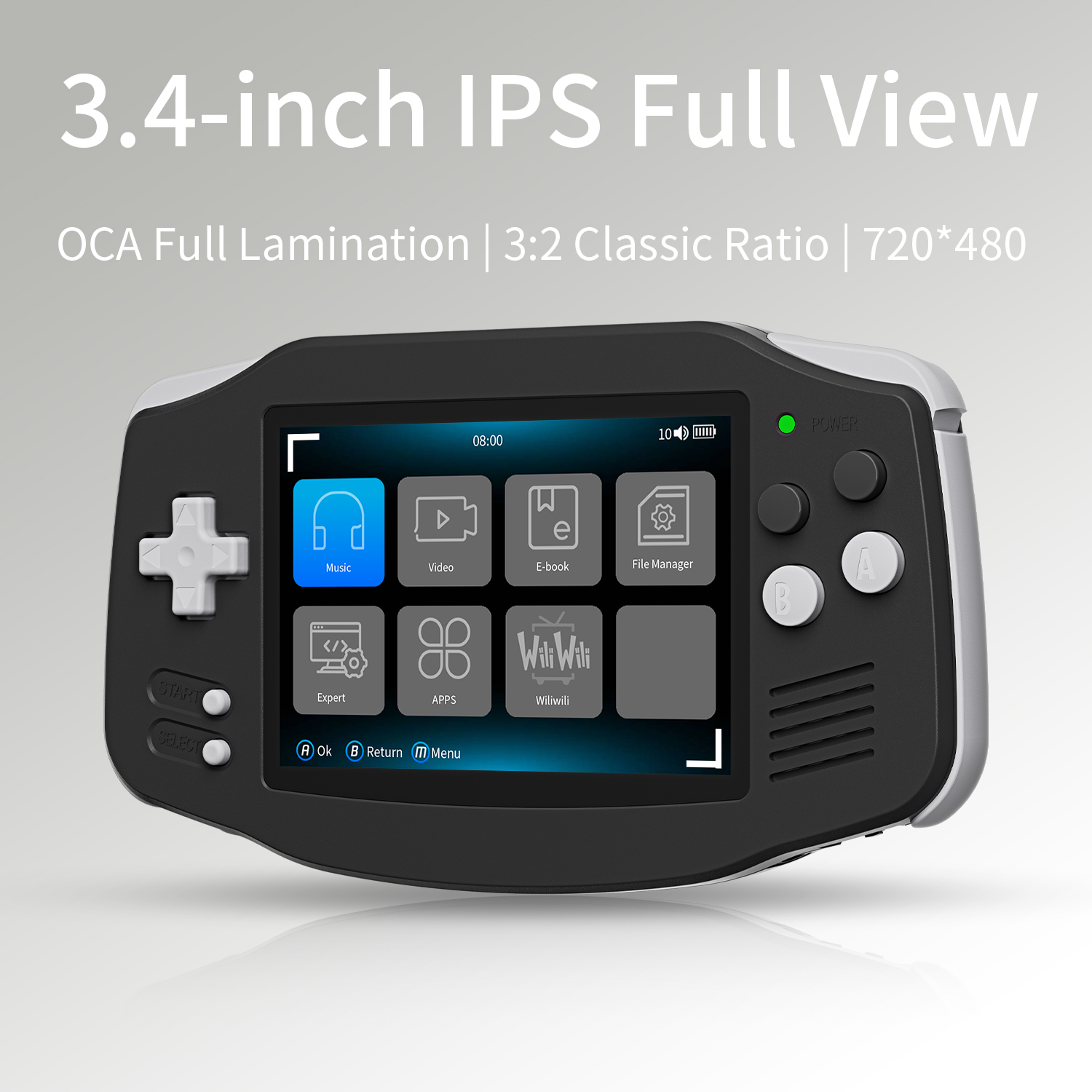 Anbernic RG34XX Handheld Game Console 64-bit Linux System 3.4