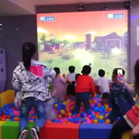 Permainan Proyeksi Interaktif Taman Bermain Dalam Ruangan Permainan Anak Sistem Proyeksi Dinding Interaktif 3D Permainan Bola