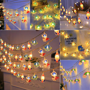 Space String Lights <strong>Magical</strong> <strong>Cloud</strong> Rocket Decor USB Battery Powered for Children's/Kids' Rooms Party Christmas - Product Image 2
