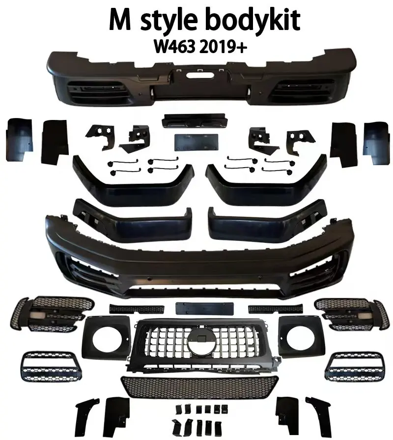 Mới nhất khô sợi Carbon MSY đầy đủ BodyKit cho Benz G CLASS w463a w464 2018 2019 2020 2021 2022 nâng cấp lên MSY phong cách Kit