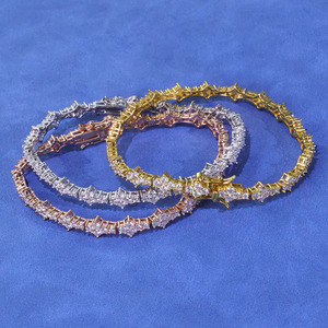 Bracelet simple style hip-hop avec chaîne tennis 6,5 mm pour aviateur, bijoux Tanjing - Product Image 1