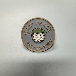 Parche de Silicona PVC 3D Personalizado con Logotipo en Relieve para Ropa, Parche de PVC Transparente AES sin Fondo - Product Image 1