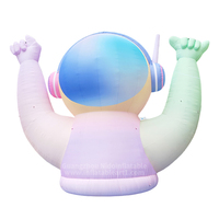 Gonflables publicitaires géants sur le thème de l'espace Décorations d'événement pour astronautes Tente Ballon Arch Props Publicité pour la disponibilité en mer