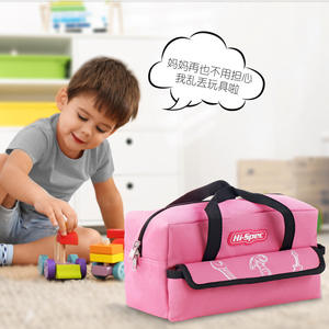 กระเป๋าเก็บเครื่องมือเด็กแบบ Hi-Spec ทรงสี่เหลี่ยมผืนผ้า ทำจากผ้า Oxford ชั้นเดียว สำหรับจัดเก็บเครื่องมือและของเล่น - Product Image 3