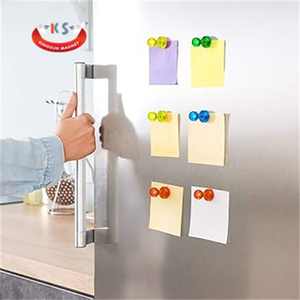 Mạnh mẽ neodymium nam châm Nhà cung cấp đầy màu sắc từ đẩy pin nam châm NdFeB đẩy pin cho các trường học bảng - Product Image 6