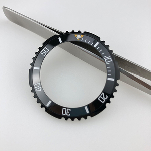 Prix d'usine SKX007 38mm Insert de lunette en céramique noire inclinée - Product Image 3