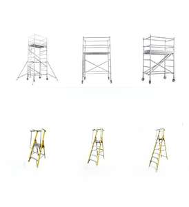 <span class=keywords><strong>Escalera</strong></span> Reforzada <span class=keywords><strong>de</strong></span> Doble Capa, Plegable y <span class=keywords><strong>de</strong></span> Elevación, para Uso Versátil con Envío Rápido - Product Image 2