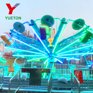 Attrazione da Luna Park: Giostre Emozionanti, <span class=keywords><strong>Twister</strong></span> a Doppia Altura, Attrazione Volante in Vendita - Product Image 1