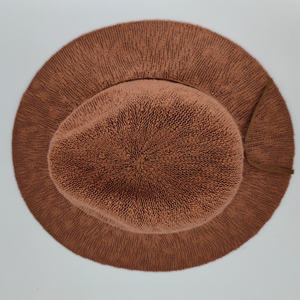 Nouvel été personnalisé MERINO laine tricoté pêcheur femmes européen américain couleur unie chapeau à larges bords - Product Image 2