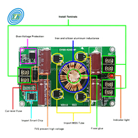 Convertisseur DC à DC de carte barrée 12V 24V à 5V 10A Module abaisseur Buck pour affichage LED