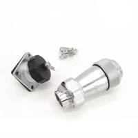 Connecteur d'aviation circulaire étanche IP67 Weipu WF40 5 broches série WF, fiches mâles et femelles en cuivre 50A, vente en gros