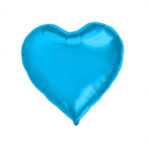 Globo de Aluminio con Forma de Corazón Azul para Fiestas, 18 Pulgadas, Decoración para Bodas, Modelo 44043 - Product Image 1