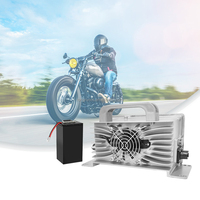 Chargeur embarqué étanche IP66 60V 72V 84V 1400W 48V20A pour moto, voiturette de golf, tricycle