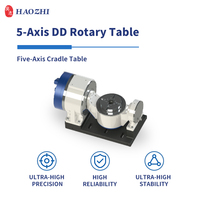 Table rotative CNC HAOZHI |   DZDC-260-200/250-300/105-A26W-A/A6 105Nm 332Nm Axe C 5ème axe DD Rotatif Refroidissement par eau 210kg IP66