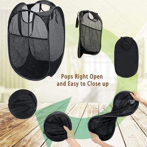 Nouveau panier à linge pliable et portable, sacs de rangement pour le linge, idéal pour la maison et comme aide à la séchage - Product Image 3