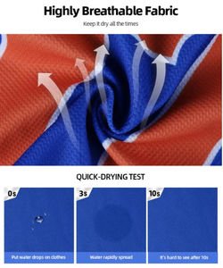 Camisetas de Running Personalizadas Sublimadas, Transpirables, de Secado Rápido, Unisex, con Absorción de Humedad, Estampadas, de Manga Corta, de Poliéster, para Maratón - Product Image 2