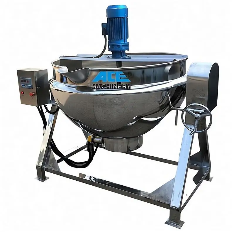 Kalu Dodol에 대한 행성 교반 전기 유도 재킷 주전자 요리 믹서 멀티 포트 기계