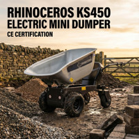 Rhinoceros KS450E Kompakter Batteriebetriebener Mini-Kipper