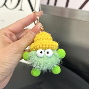 <span class=keywords><strong>Kawaii</strong></span>-Porte-clés elfe en peluche, porte-clés, sac à dos à breloque, pompon, accessoires pour femmes, mignon, elfe à la mode - Product Image 2