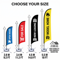 Drapeau de plage personnalisé avec logo, en fibre de carbone, levage automatique, résistant au vent (35 mph), anti-plis, séchage rapide, écologique, portable