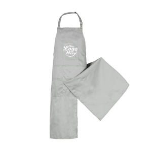 Tabliers de cuisine sans manches en polyester 600D imperméables et réutilisables, taille ajustable, services OEM/ODM, commande en gros, personnalisables - Product Image 3