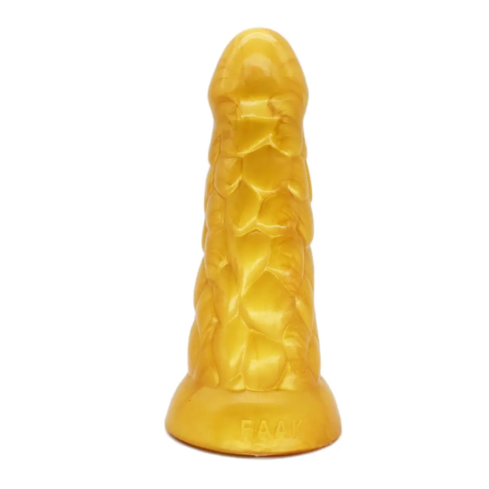 FAAK-G135 Schilferige Silicagel Ronde Hoofd Penis Met Anale Plug Liquid Silicagel Volwassen Leveringen Volwassen Speelgoed Gedeeld Door Koppels faak