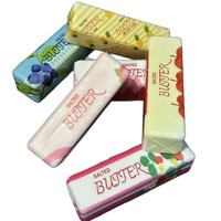Bâton de beurre en mousse PU à rebond lent, jouet anti-stress souple à presser, motif de fruits de dessin animé, JK-73 pour les jeunes
