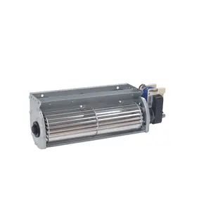 45Mm Ac Geluidsarme 220V 115V Aluminium Waaier Tangentiële Ventilator Crossflow Haardventilator 220V