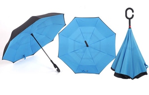 <span class=keywords><strong>Parapluie</strong></span> inversée double couche pour la voiture, <span class=keywords><strong>parapluie</strong></span> de voyage à faible couleur - Product Image 3