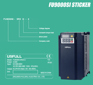 Pompe solaire USFULL 22KW 30KW 37KW 20HP 30hp 45hp triphasée 380V sans batterie pour système de pompage FU9000SI Pompe solaire I - Product Image 5