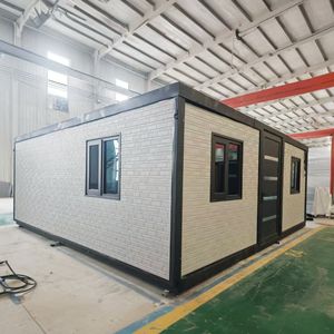 <span class=keywords><strong>Maison</strong></span> conteneur préfabriquée Sinoy à faible coût, étanche, pour hôtel, bureau, 20 pieds, prête à l'emploi, toit plat, extensible - Product Image 1