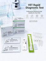 Carte de test rapide d'anticorps pour l'hépatite infectieuse canine (ICHAb) – Test de diagnostic vétérinaire pour chiens – Utilisation en clinique vétérinaire – OEM ODM Chine