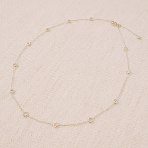 สร้อยคอประดับเพชรแบบ Bezel Sparkle Station จำนวนหนึ่งโหล - Product Image 5