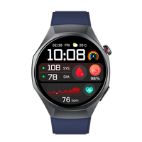 GE400 Cellular Smartwatch mit Nano-SIM, 4G, AMOLED-Display, wasserdicht, KI-Gesundheitsanalyse, HD für Anrufe, Familienpflege, Smart