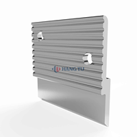 Soporte de pared moderno tipo Z francés para colgar, soporte de aluminio resistente al agua para pizarra o cabecero de cama