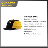 Gorra de Ciclismo Personalizada con Logotipo Reflectante, Gorras Ligeras para Correr, Transpirables, Elásticas, para Deportes al Aire Libre, Gorra de Campamento