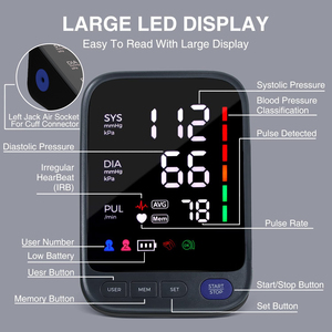 <span class=keywords><strong>Monitor</strong></span> de pressão arterial portátil, elétrico digital bp <span class=keywords><strong>monitor</strong></span> para uso doméstico