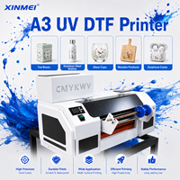 Imprimante UV DTF A3 professionnelle XINMEI, directement de l'usine, pour autocollants UV personnalisés, étiquettes en cristal et impression par transfert