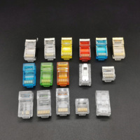 Connecteur RJ45 Ethernet 8 broches, prise modulaire SFTP Cat7 8P8C, connecteurs mâles pour câble réseau - Catégorie de produit