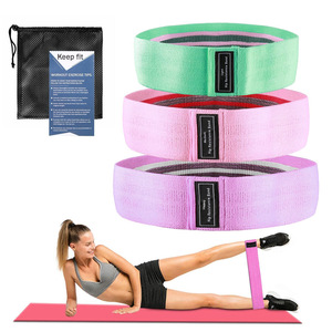 Set di Fasce di Resistenza per Glutei in Tessuto con Logo Personalizzato, Fasce per <span class=keywords><strong>Esercizi</strong></span> con Borsa, Vendita all'Ingrosso - Product Image 1