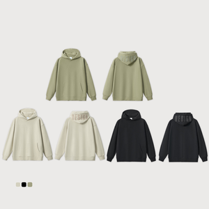 Sudadera con Capucha para Hombre, Estilo Vintage, Corta, sin Cordón, Bordada y con Cuentas, de Poliéster/Algodón, para Otoño - Product Image 6