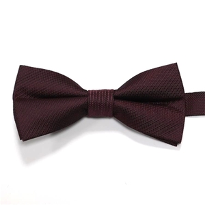 2025 Bán Buôn Người Đàn Ông Của Có Thể Điều Chỉnh <span class=keywords><strong>Bow</strong></span> <span class=keywords><strong>Tie</strong></span> Thêu Phong Cách Giản Dị Cho Đám Cưới Đồng Bằng Polyester Màu Rắn - Product Image 6