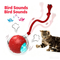 2025 nouveauté écologique chat chien jouet interactif balle queue tendance fournitures pour animaux de compagnie en Silicone Durable