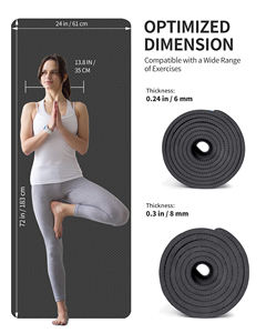 Tùy Chỉnh In Sinh Thái Thân Thiện Với Yoga <span class=keywords><strong>Mat</strong></span> Màu Sắc Đôi <span class=keywords><strong>Mat</strong></span> De Yoga Gấp Bền Pad TPE Yoga <span class=keywords><strong>Mat</strong></span> - Product Image 5