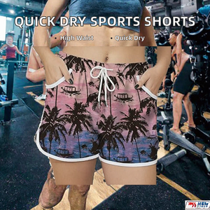 Vêtements de sport personnalisés, shorts de sport avec poche, séchage rapide, vêtements de fitness, shorts de gym, shorts de yoga de haute qualité à compression - Product Image 2