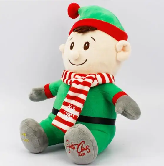 Échantillon gratuit, jouet en peluche pour bébé elfe de noël, Promotion personnalisée, bon marché, mignon, jouet elfe de noël, 2023